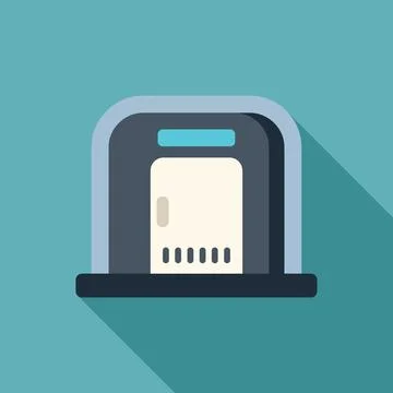 Modern elevator is waiting with open doors in the lobby Stock Illustration