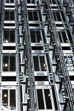 Modern elevators Stock Photos
