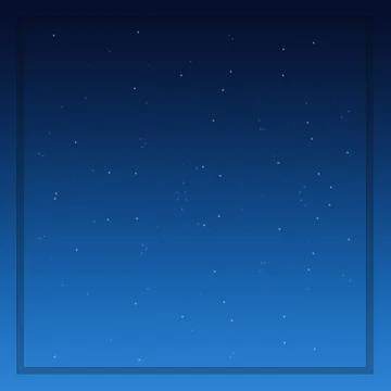 Modern Empty Black Frame Box On Night Blue Gradient Background Stock Illustration