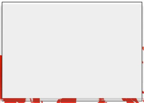 Modern Empty Black Frame On Red Stroke Background Illustrazione stock