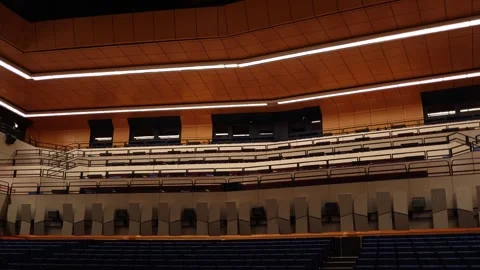 Modern empty concert hall interior Stock Footage 335863028