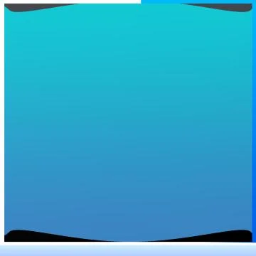 Modern Empty Gradient Blue Square Frame Template Stock Illustration