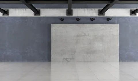 Modern empty grunge interior Stock Illustration