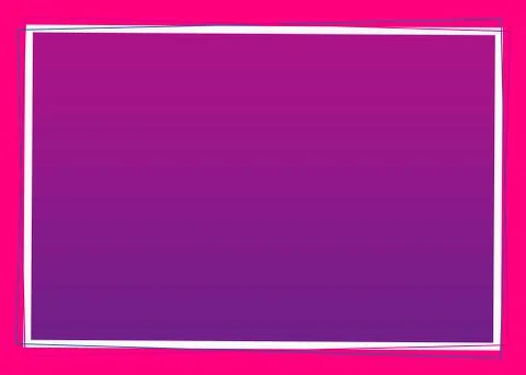 Modern Empty Purple Gradient Frame On Pink Background Stock Illustration