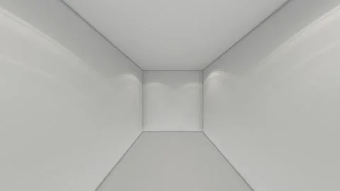 Modern Empty Room, 3d render interior design, mock up illustration Illustrazione stock