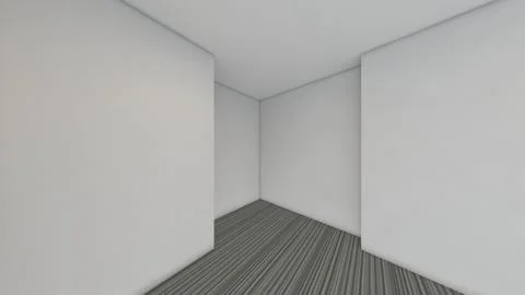 Modern Empty Room, 3d render interior design, mock up illustration Illustrazione stock