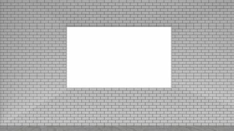 Modern Empty Room, 3d render interior design, mock up illustration Stockillustratie