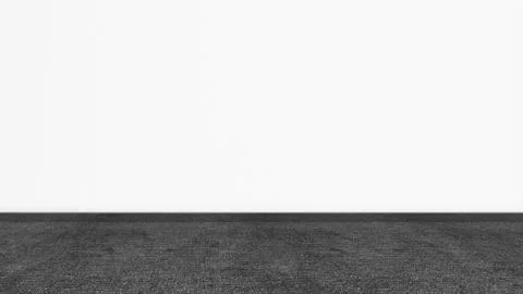 Modern Empty Room, 3d render interior design, mock up illustration Stockillustratie