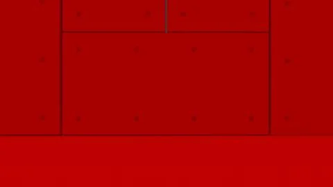 Modern Empty Room, 3d render interior design, mock up illustration Stockillustratie