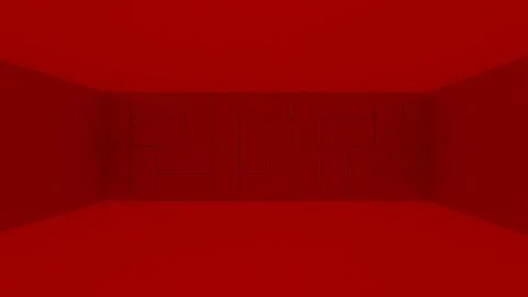 Modern Empty Room, 3d render interior design, mock up illustration Stockillustratie