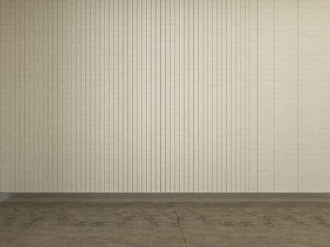 Modern Empty Room, 3d render interior design, mock up illustration Stock Illustration