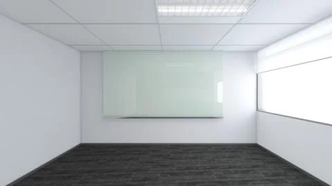 Modern Empty Room, 3d render interior design, mock up illustration 스톡 일러스트