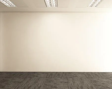 Modern Empty Room, 3d render interior design, mock up illustration Illustrazione stock