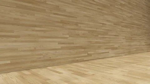 Modern Empty Room, 3d render interior design, mock up illustration Illustrazione stock