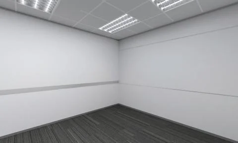 Modern Empty Room, 3D render interior design, mock up illustration 스톡 일러스트