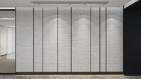 Modern Empty Room, 3D render interior design, mock up illustration 스톡 일러스트