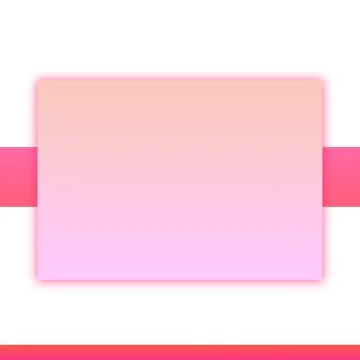 Modern Empty Soft Rectangle Box Template Stock Illustration