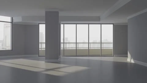 Modern Empty Space interior video Stock Footage 259646561
