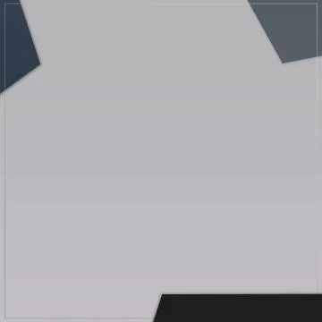 Modern Empty Square Frame Banner With Modern Shapes Template Stock Illustration