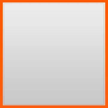 Modern Empty Thick Orange Frame Box Stock Illustration