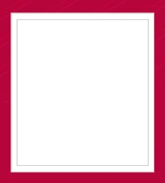 Modern Empty White Frame Box On Purple Stripes Background Stock Illustration