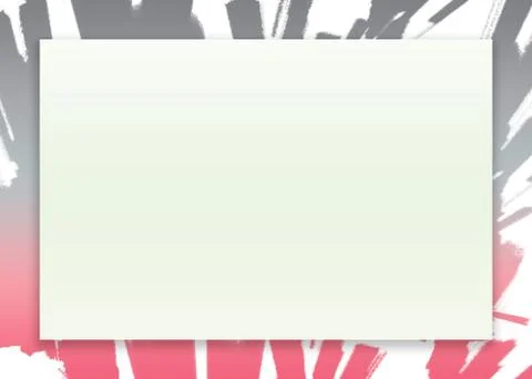 Modern Empty White Reactangle On Cool Stroke Gradient Background Stock Illustration