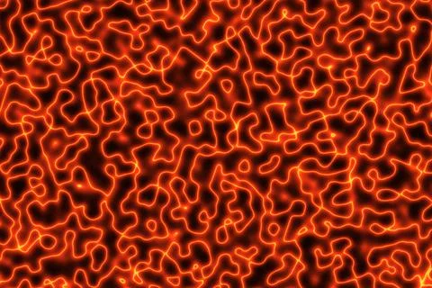 Modern energetic lights in the stroke slime digital drawn texture or Stock Illustration
