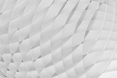 Modern energy abstract background, pattern of thin light grey curved lines, c Illustrazione stock