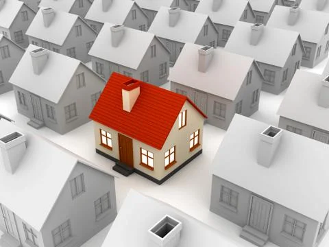 Modern energy-efficient house Illustrazione stock