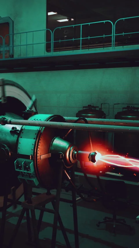 Modern engine design in a workshop for advanced technology projects Stock Footage 337954185