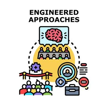 Modern engineered approaches for business problem solving Stock Illustration
