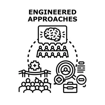 Modern engineered approaches for business problem solving Stock Illustration