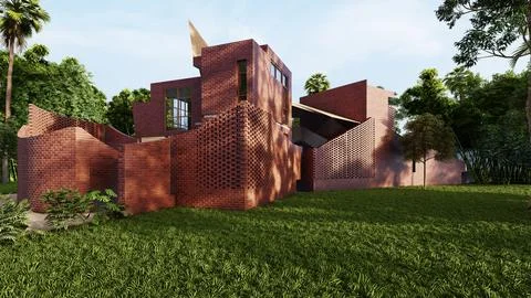 Modern Epics Greek Building Structures as Architectural Protagonists in His.. Stock-Illustration