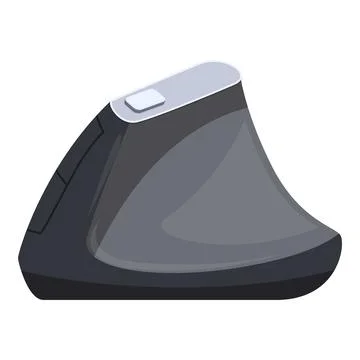 Modern ergonomic vertical wireless mouse enhancing comfort and productivity 스톡 일러스트