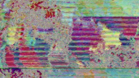 Modern error data blinking nostalgic hol... | Stock Video | Pond5