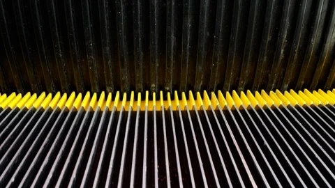 Modern escalator in motion. Close up. 스톡 동영상 111566501
