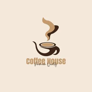 Modern Espresso Logo Stock Illustration
