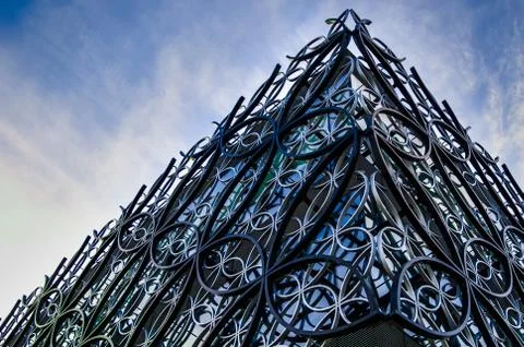 Modern European Dramatic Architecture Foto stock