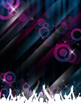 Modern event/party template Stockillustratie