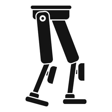 Modern exoskeleton bionics technology icon Illustrazione stock