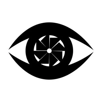 Modern Eye Logo Illustrazione stock