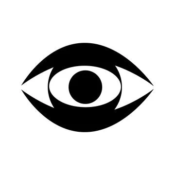 Modern Eye Logo Stock Illustration