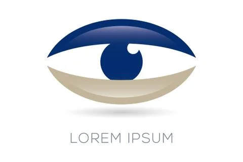 Modern Eye Symbol Stock Illustration