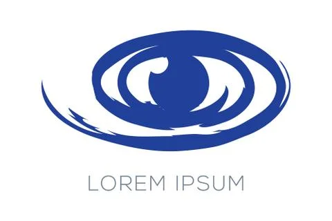 Modern Eye Symbol Illustrazione stock