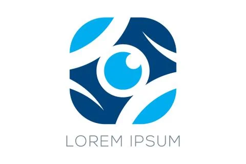 Modern Eye Symbol Illustrazione stock