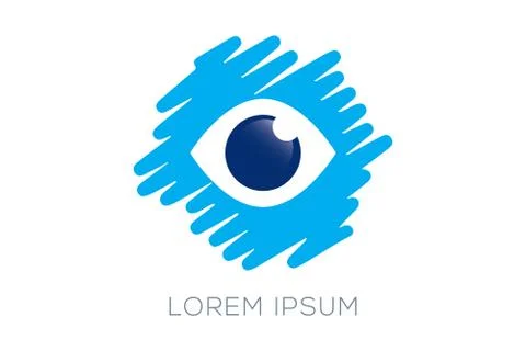 Modern Eye Symbol Stock Illustration