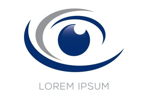 Modern Eye Symbol Stock Illustration