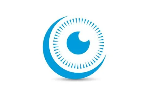 Modern Eye Symbol Stock Illustration