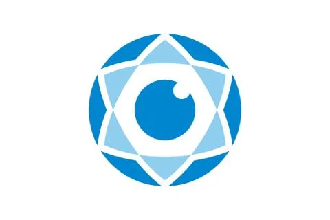 Modern Eye Symbol Stock Illustration