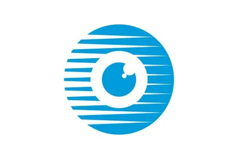 Modern Eye Symbol Stock Illustration